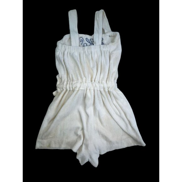 Vintage 70's Terry Cloth One Piece Romper Jumper High School Cheerleader WHS - Picture 5 of 8